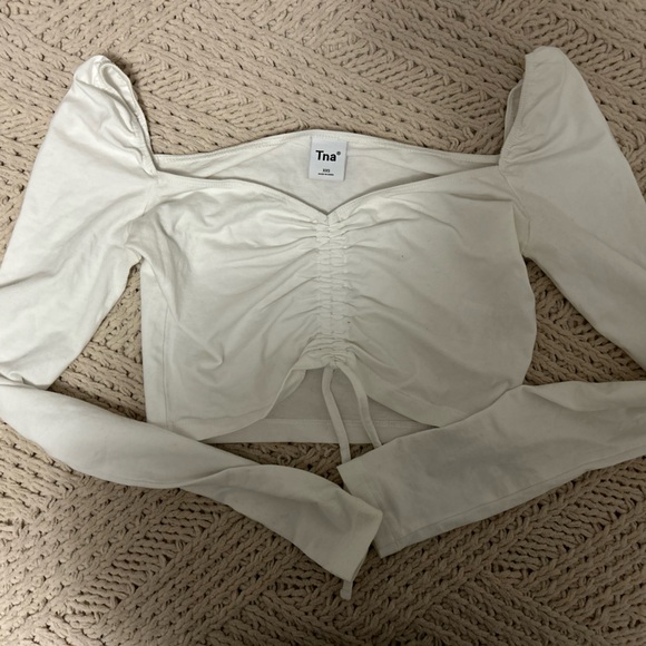 TNA white crop longsleeve - Picture 1 of 2